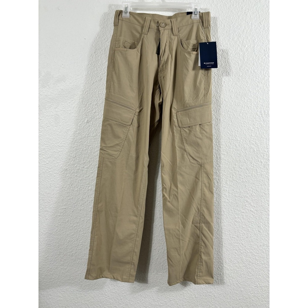 Propper Tactical Pants Mens 28x32‎ Khaki Summerweight Quick Dry UPF 50 Ripstop